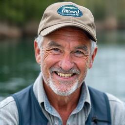 Retrato del guía de pesca Miguel Ángel