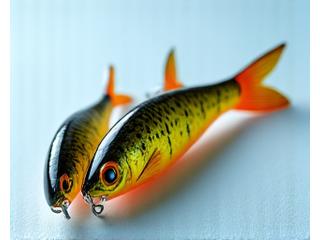 Jigs y pequeños crankbaits para Perca de Anzuelo Azul.